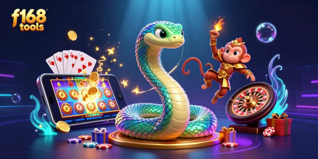 Experience thrilling f168 tools casino games with vibrant colors and dynamic, interactive characters.