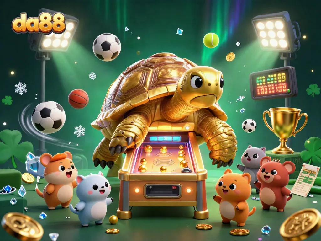 Experience thrilling gameplay at DA88 with a vibrant casino scene filled with excitement.