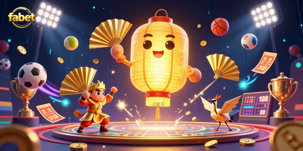 Win big at fabet's thrilling sports betting casino with lively gaming elements and vibrant visuals.